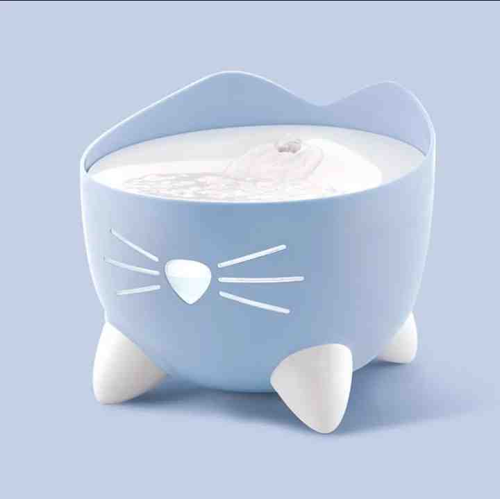 FUENTE BEBEDERO PIXI PARA GATOS-PERROS COLOR AZUL